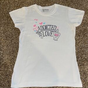💕Valentines Day💌💘 Women’s white Tee with cute design💕